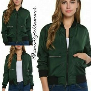 🆕⭐ British racing green bomber jacket⭐